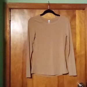Hwokefeiyu long sleeve ribbed tee shirt